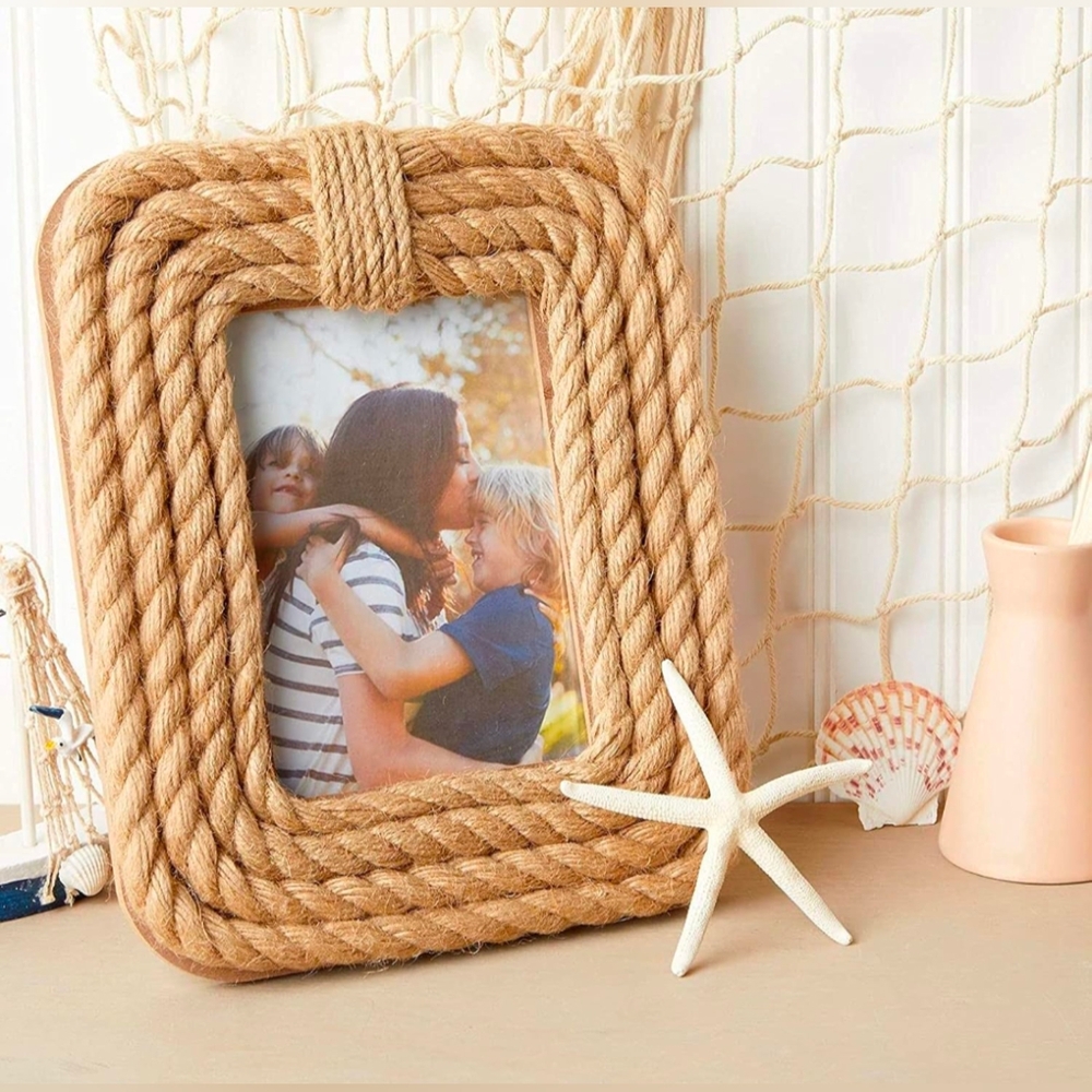 5x7"Jute Rope Picture Frame
